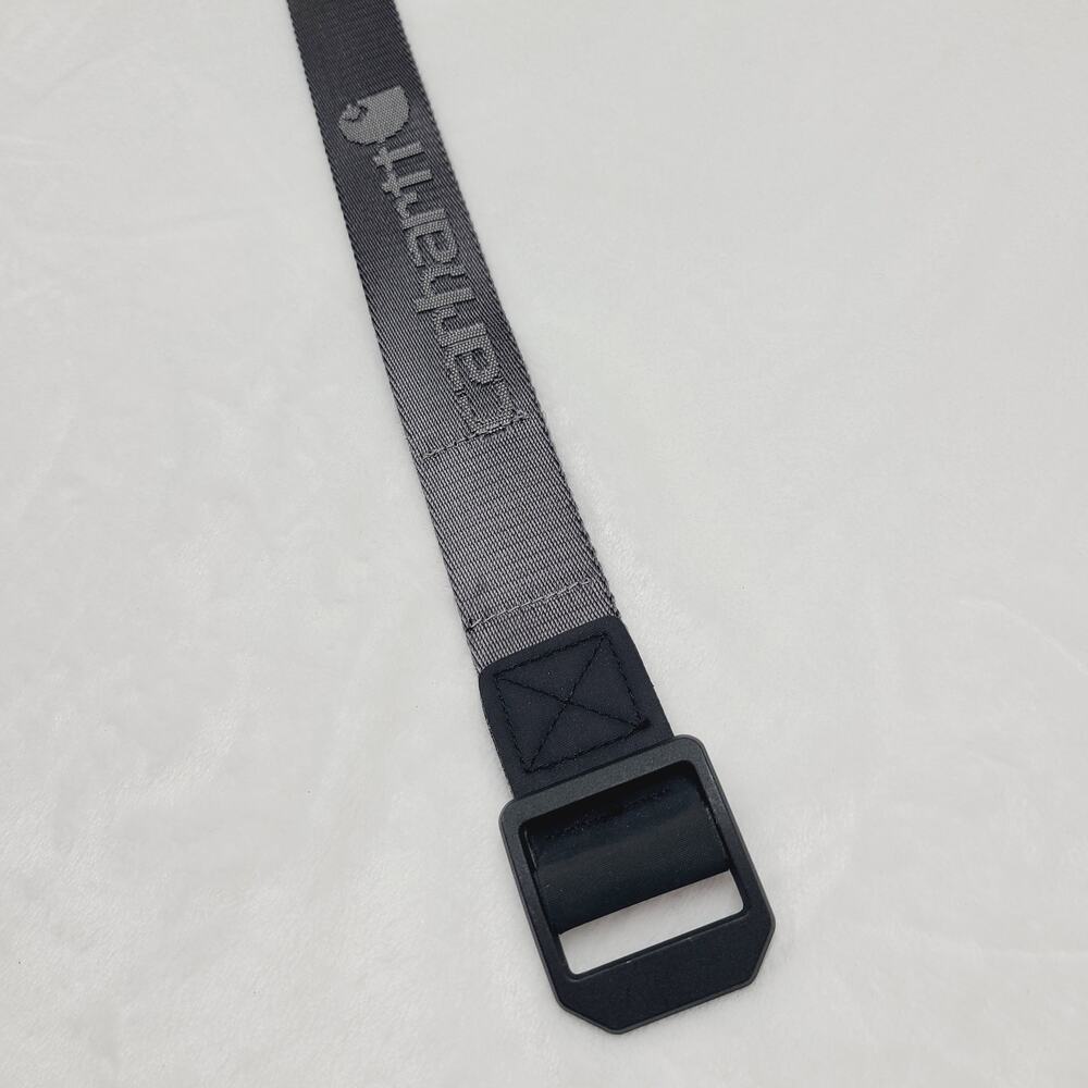 Carhartt Men's Nylon Webbing Ladder Lock Belt Gray Heavy-duty workwear M - Picture 4 of 10